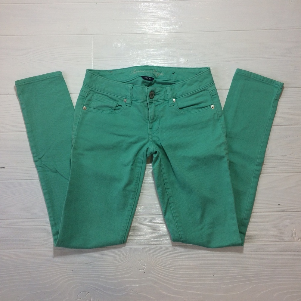 ❤️ AE American Eagle Jeans Stretch Skinny Denim 00